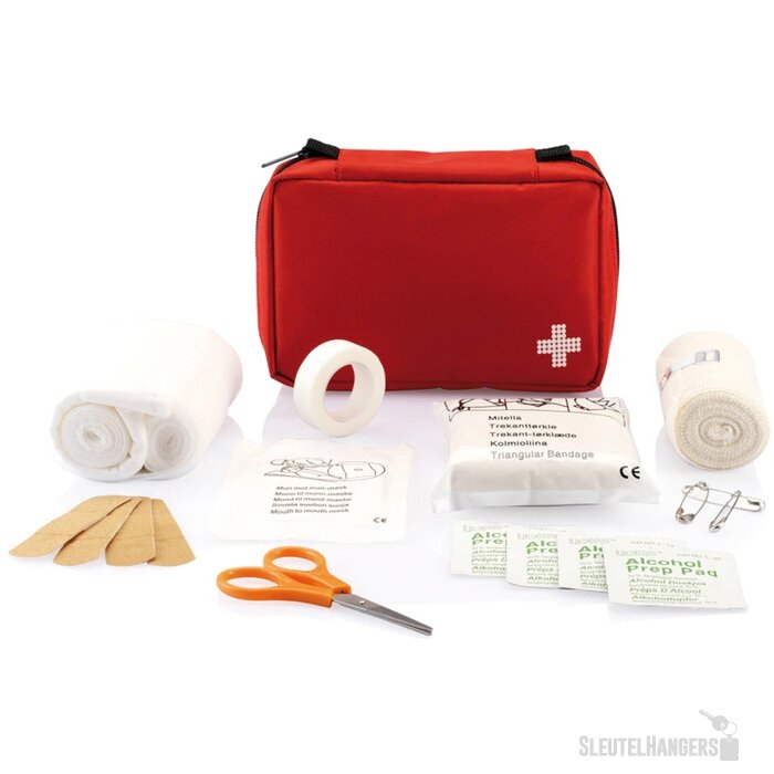 EHBO set in brievenbusformaat Rood