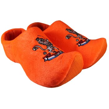 Klompsloffen oranje leeuw Oranje