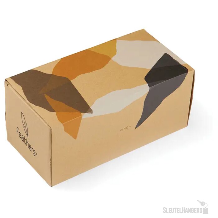 VINGA Santos RCS RPET pantoffels gebroken wit