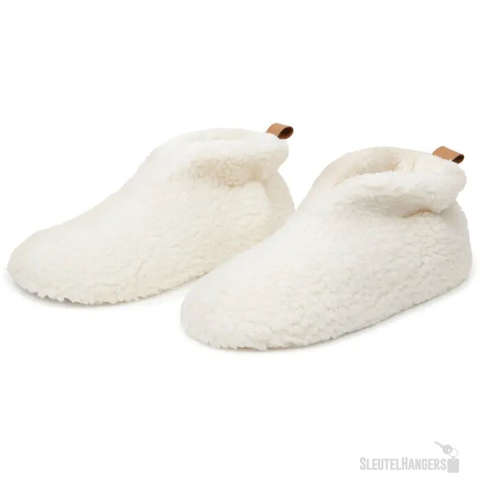 VINGA Santos RCS RPET pantoffels gebroken wit