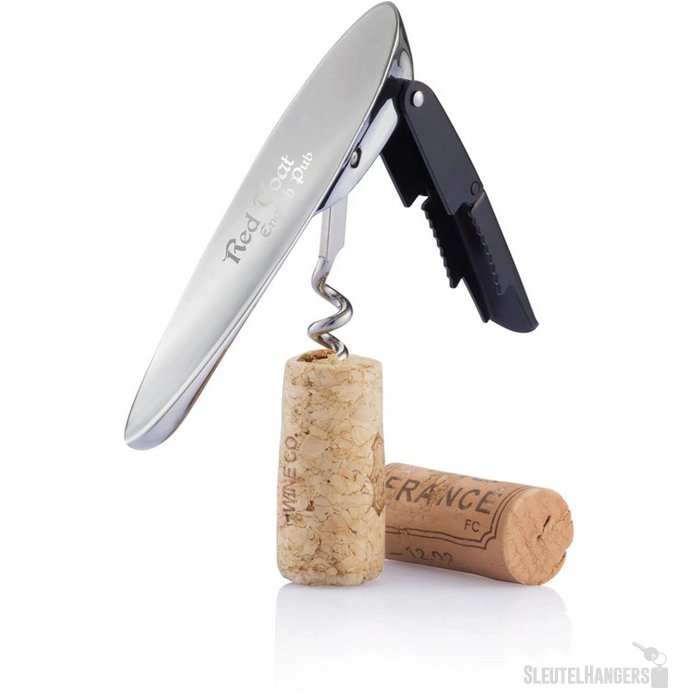 Eon tweetraps kurkentrekker Zilver