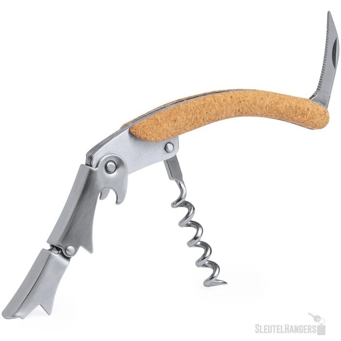 Kelnermes met kurk handvat Naturel