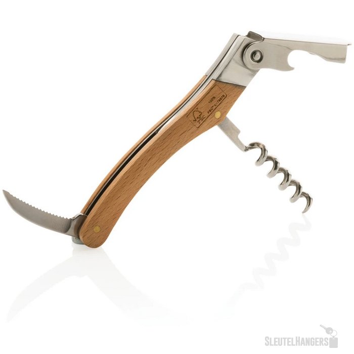 Houten kelnermes Bruin