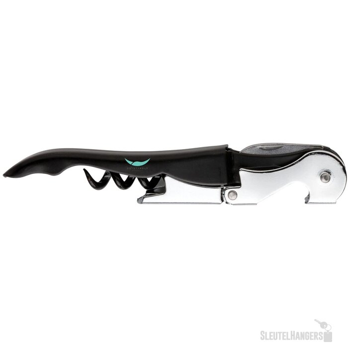 Vino sommelier kurkentrekker Zwart