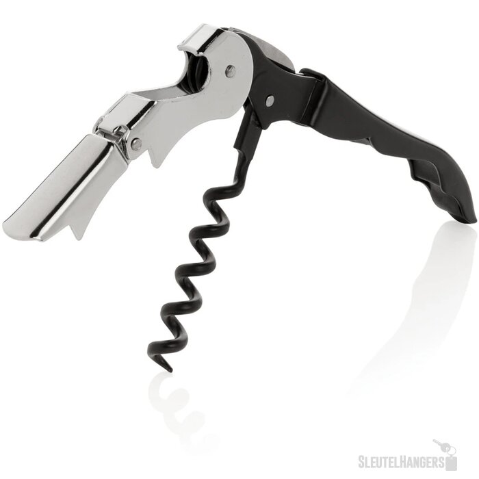 Vino sommelier kurkentrekker Zwart