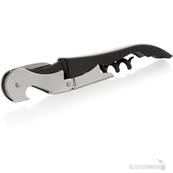 Vino sommelier kurkentrekker Zwart