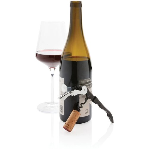 Vino sommelier kurkentrekker Zwart