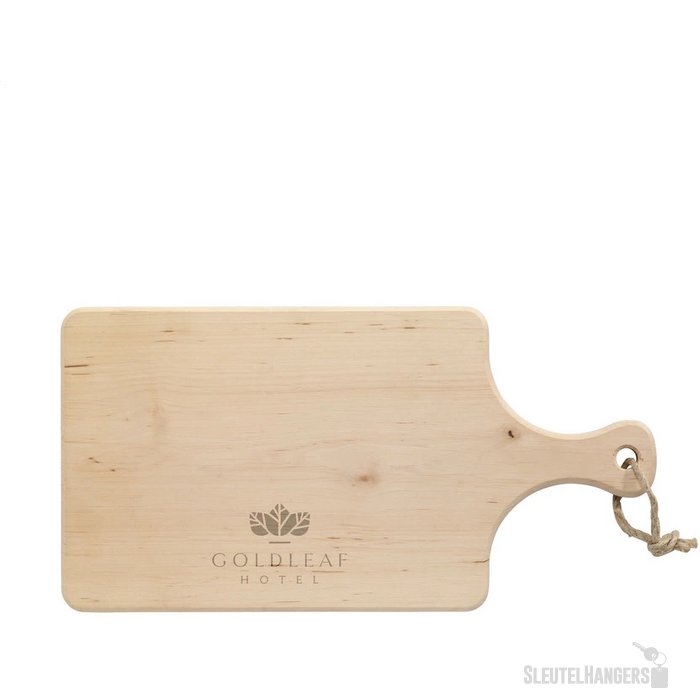 Duurzame Snijplank Met Handvat Zwart/Bruin