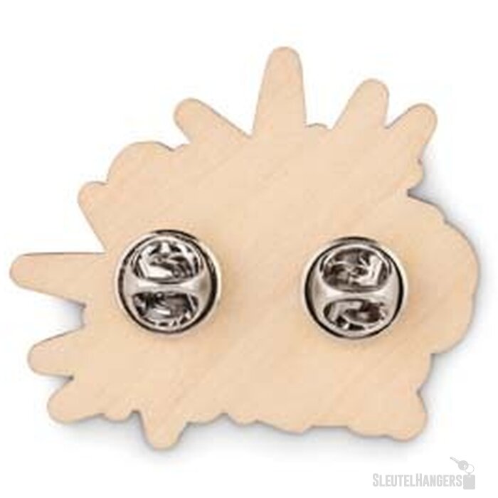 Bamboe pin in eigen vorm