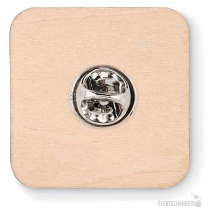 Houten pin in eigen vorm