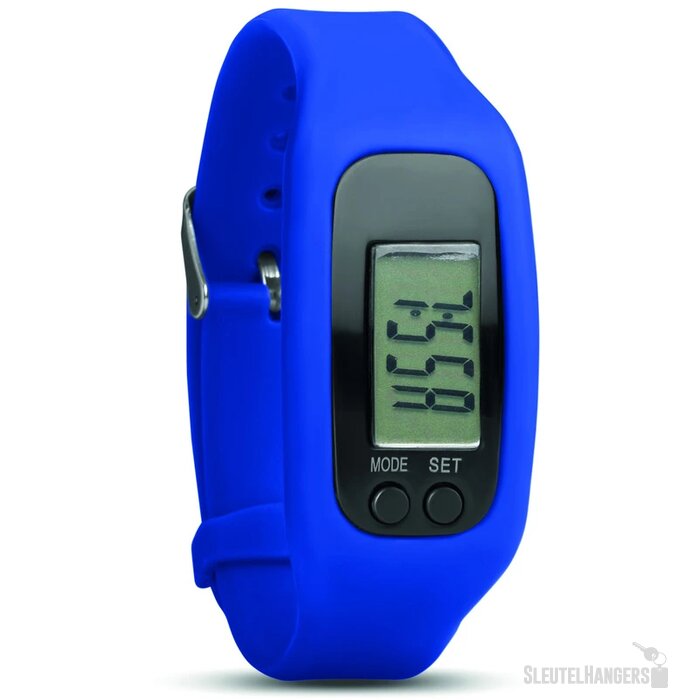 Pedometer armband Bratara royal blauw