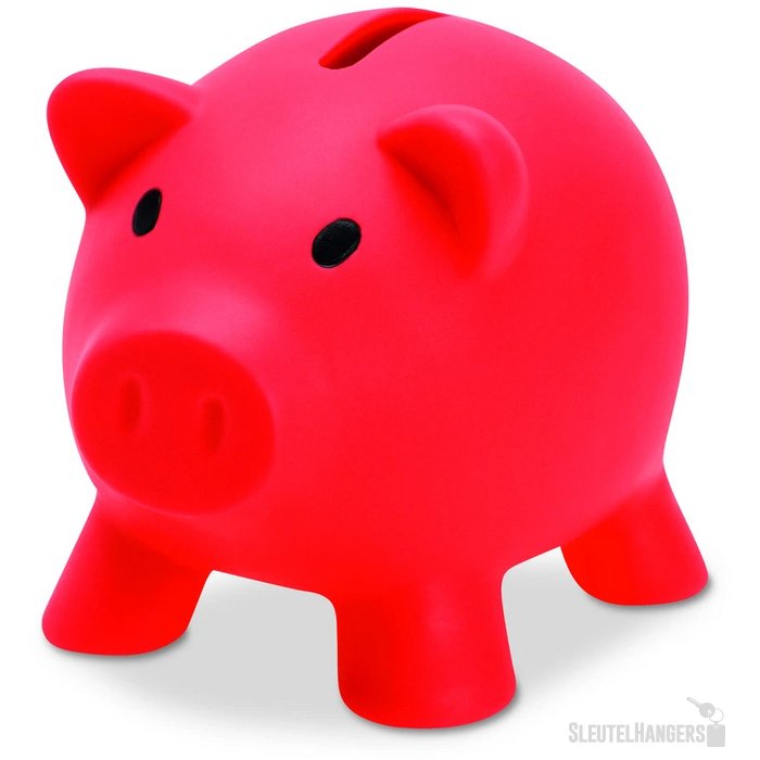 Spaarvarken Softco rood