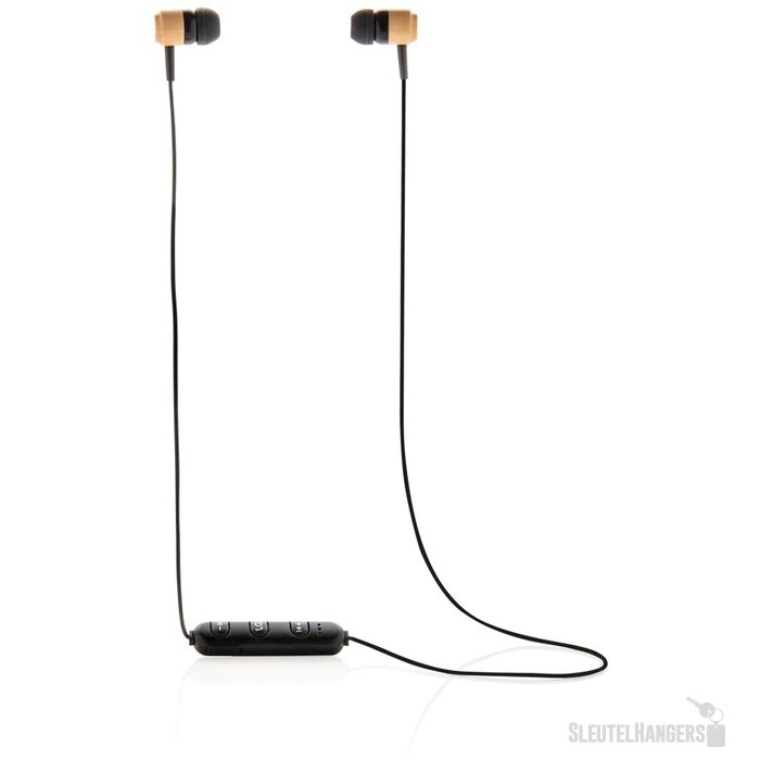 Bamboe draadloze oordoppen Bruin