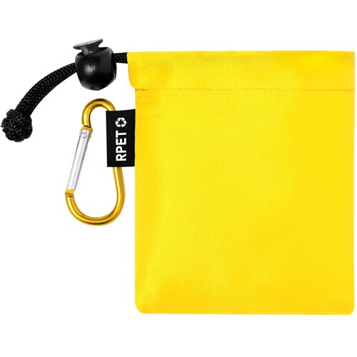 Kinderponcho In Tasje Geel