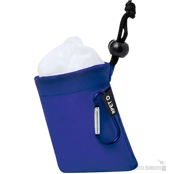 Kinderponcho In Tasje Blauw