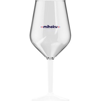 Happyglass Lady Abigail Colour Wijnglas Tritan 460 Ml Transparant Wit 460 ml