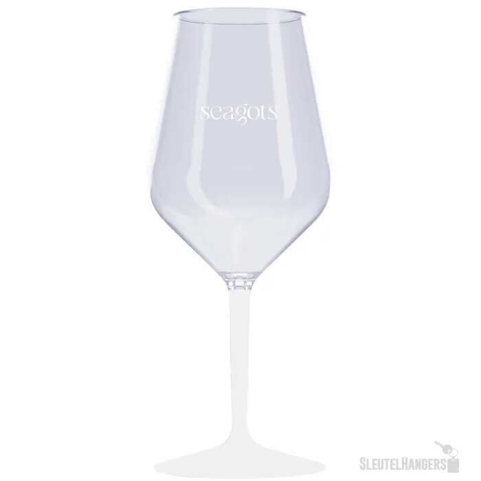 Happyglass Lady Abigail Colour Wijnglas Tritan 460 Ml Transparant Wit 460 ml