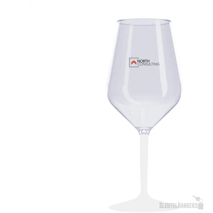 Happyglass Lady Abigail Colour Wijnglas Tritan 460 Ml Transparant Wit 460 ml