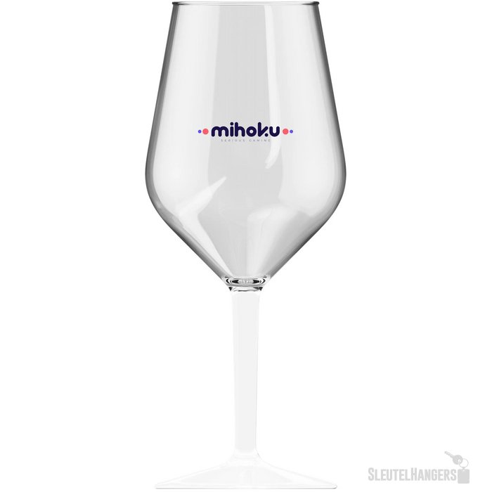 Happyglass Lady Abigail Colour Wijnglas Tritan 460 Ml Transparant Wit 460 ml