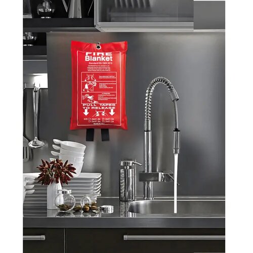 Blusdeken van glasvezel Rood
