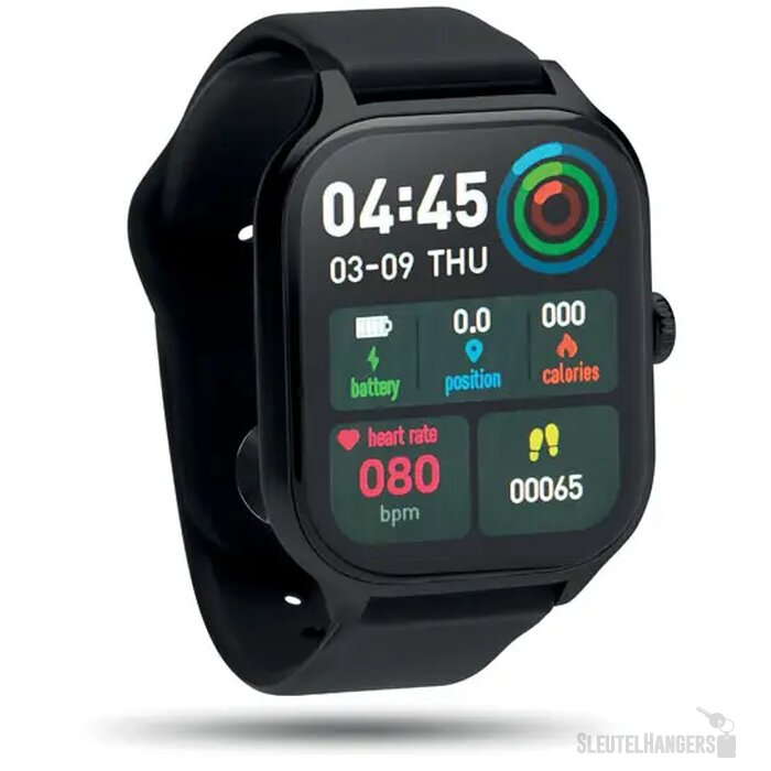 Smart gezondheidshorloge Irto zwart