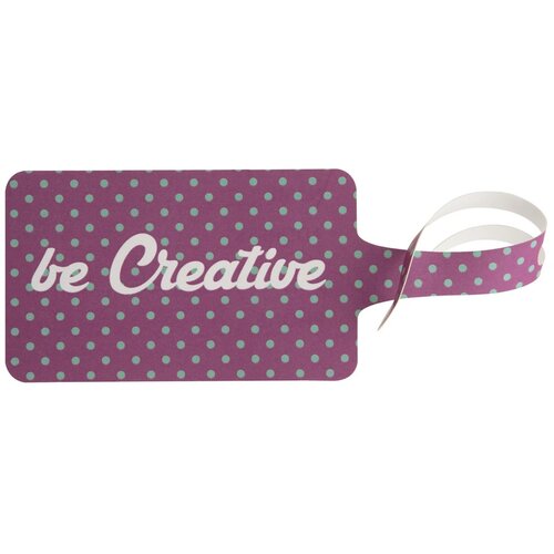 London Custom Made Kofferlabel Wit