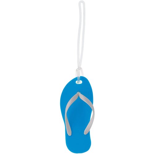 Bagagelabel slipper blauw