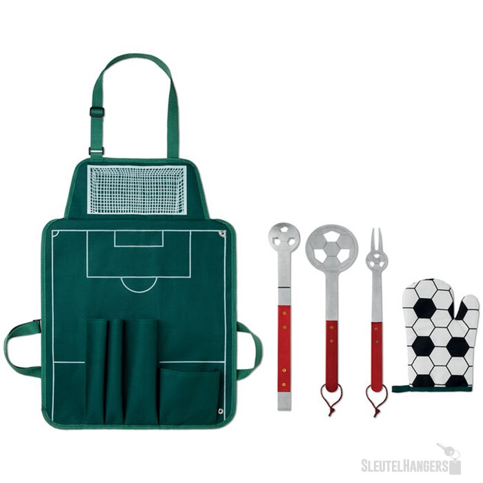 Voetbal bbq-set Donau bally groen