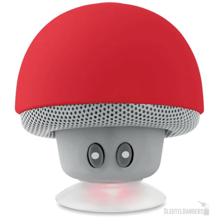 Draadloze luidspreker Mushroom Rood
