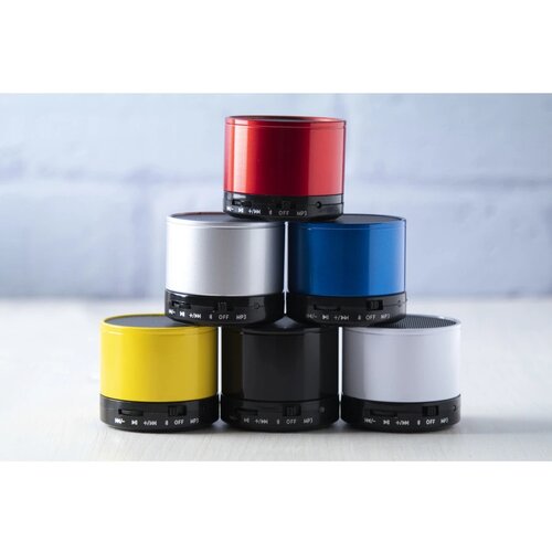 Bluetooth speaker met metalen behuizing Geel
