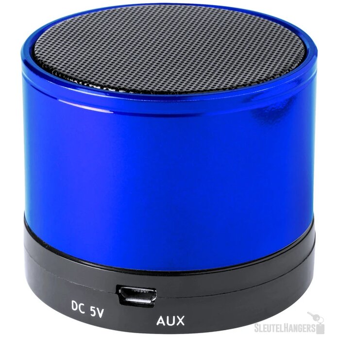 Bluetooth speaker met metalen behuizing Blauw