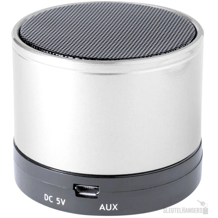 Bluetooth speaker met metalen behuizing Zilver