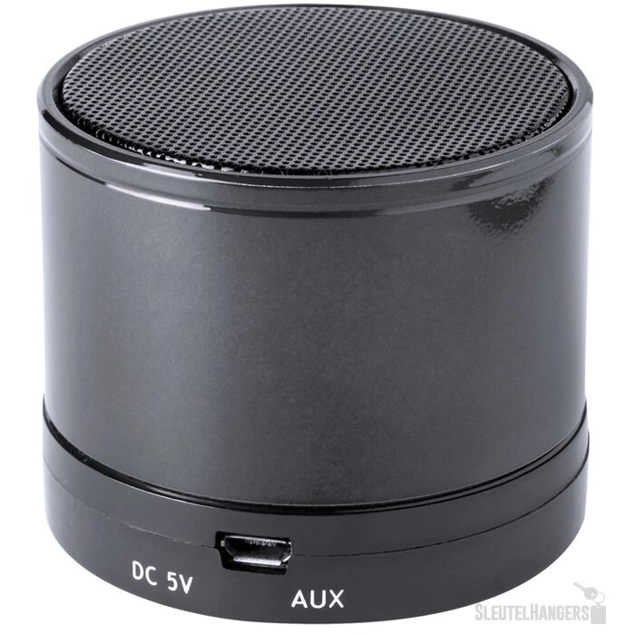 Bluetooth speaker met metalen behuizing Zwart