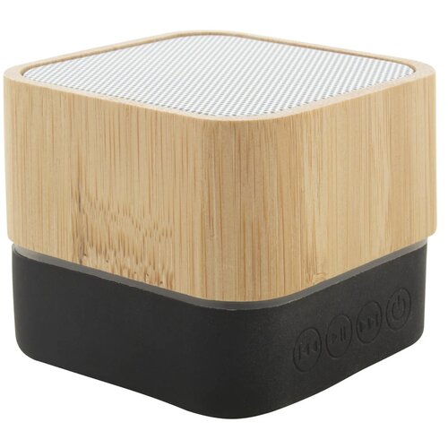 Kleine bamboe bluetooth speaker Naturel