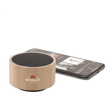 Draadloze speaker met geïntegreerd sfeerlicht Bruin