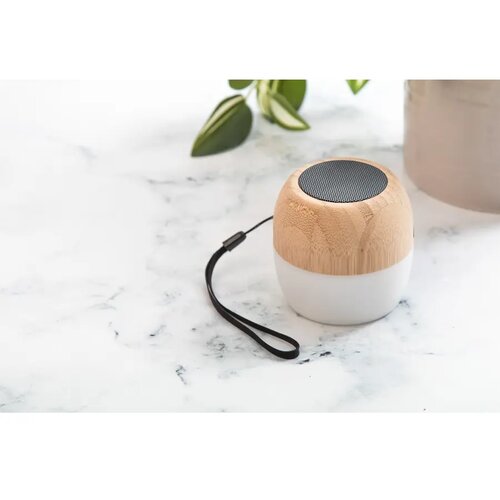 Bluetooth speaker met LED-licht Naturel