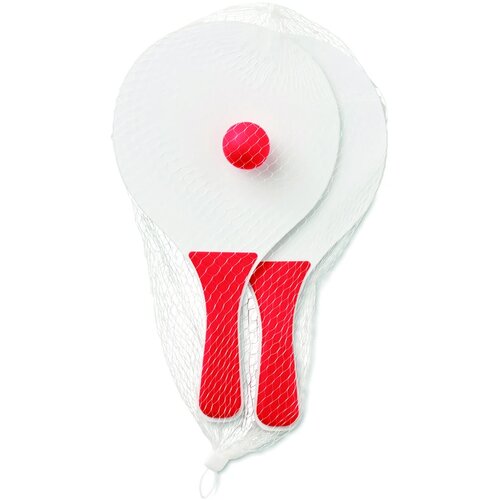 Mini strand tennisset Rood