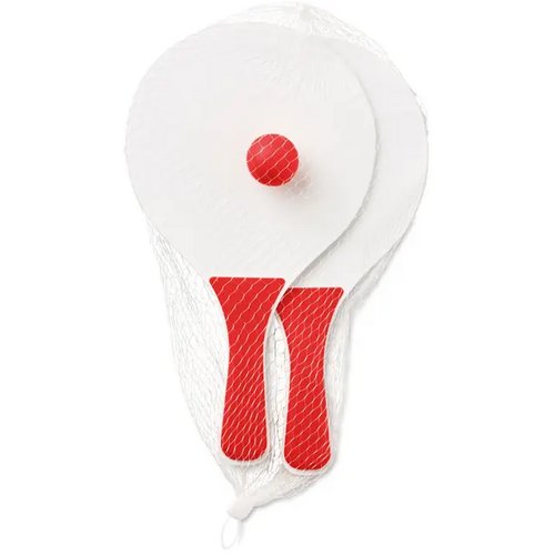 Mini strand tennisset Rood