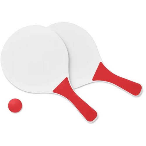 Mini strand tennisset Rood