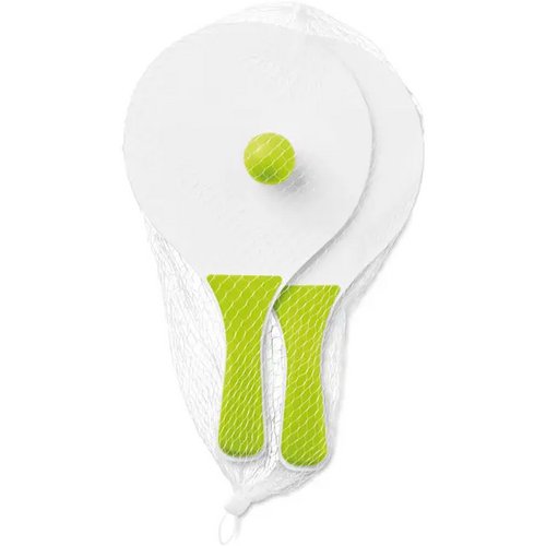 Mini strand tennisset Limoengroen