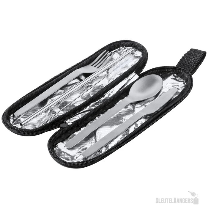 Rvs Bestek In Rpet Etuitje Naturel