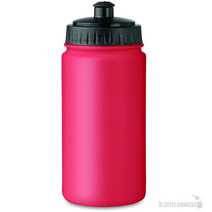 Kunststof drinkfles 500 ml Spot five rood