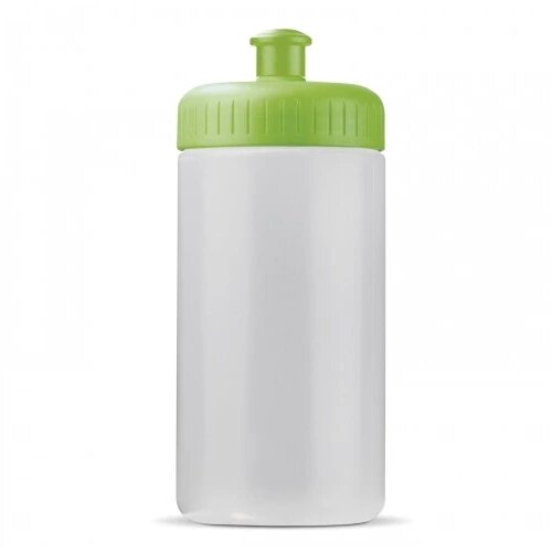 Sportbidon classic 500ml wit / licht groen