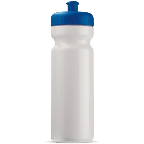 Sportbidon classic 750ml wit / donker blauw