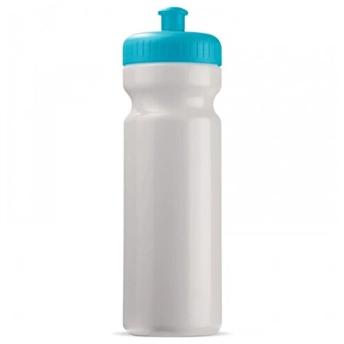 Sportbidon classic 750ml wit / licht blauw