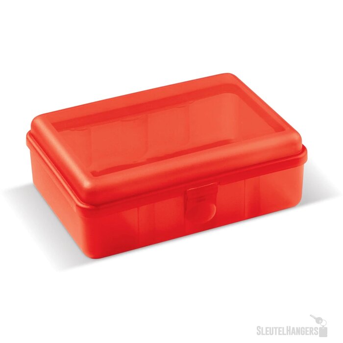 Lunchbox one 950ml transparant rood