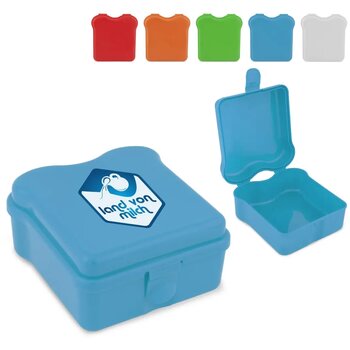 Broodtrommel sandwich blauw