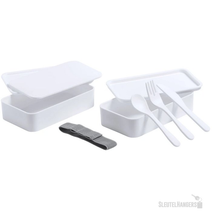 Fandex Antibacteriële Lunchbox Wit