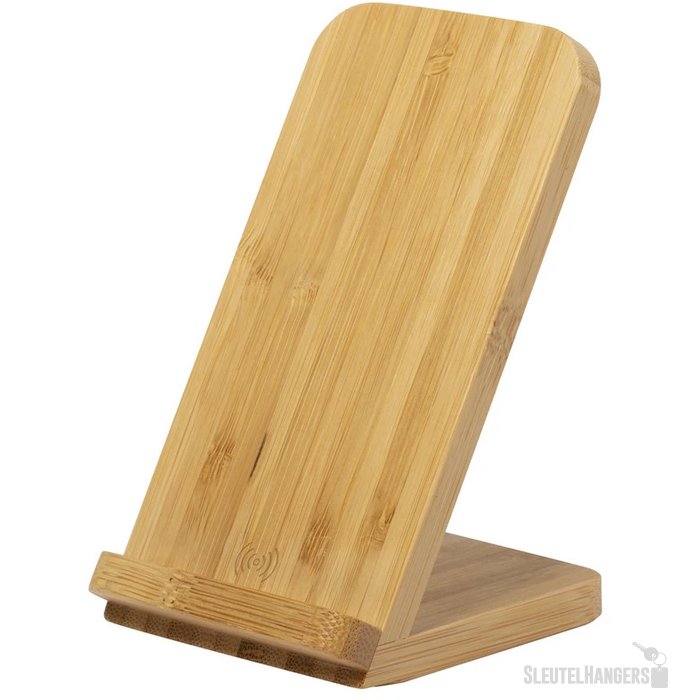 Telefoonhouder Met Draadloze Oplader Naturel