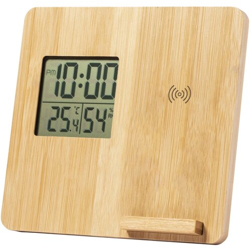 Bamboe weerstation oplader Naturel
